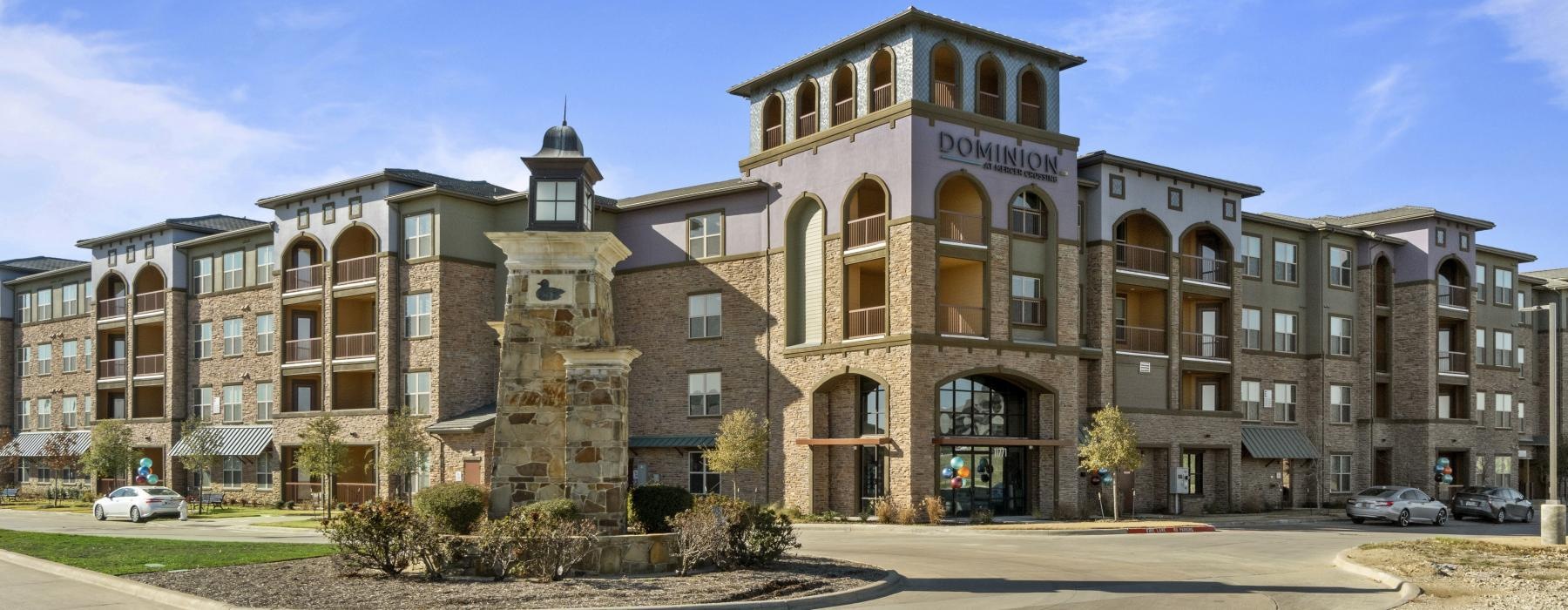 a large building with many windows